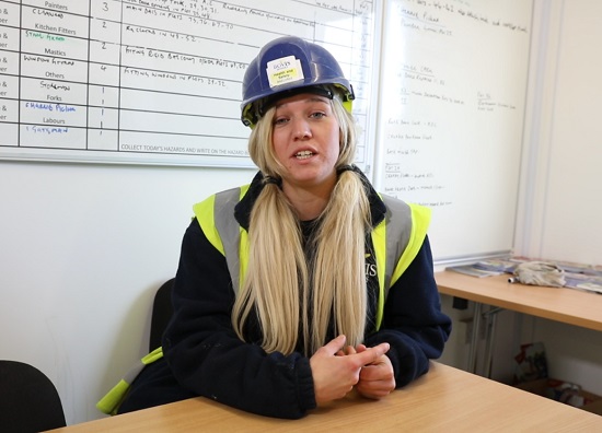 Aspiring site manager Amanda urges more women to join the housing industry